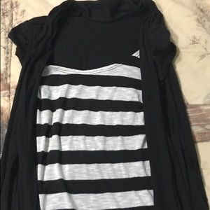 Tank top with sewn in cover up